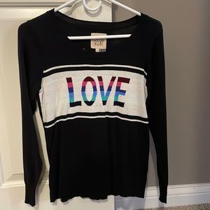Chaser LOVE sweater